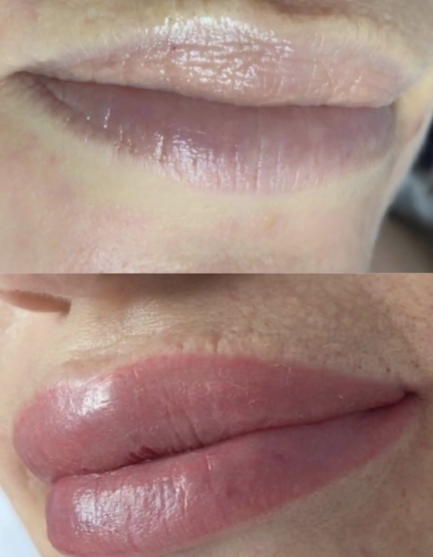 Can I still wear lipstick with lip blushing?